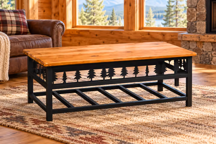 Iron Grove Hickory Coffee Table
