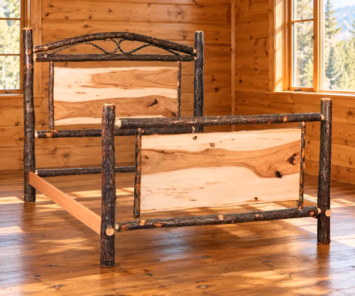 Fox Hollow Hickory Panel Bed
