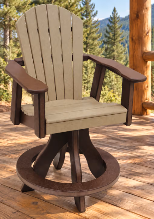 Lakeside Comfort Swivel Chair — Outdoor Poly