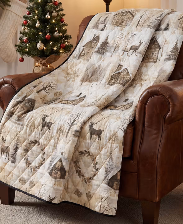 Antique Winter Throw