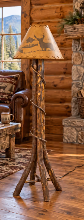 Hearthside Hickory Floor Lamp