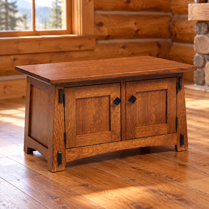 Hearthbend 32-Inch Cabinet Coffee Table