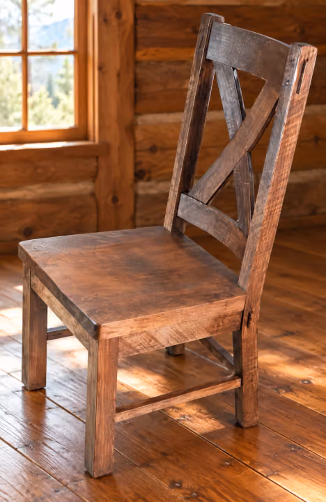 Stone Mesa Rough-sawn Maple Dining Chair