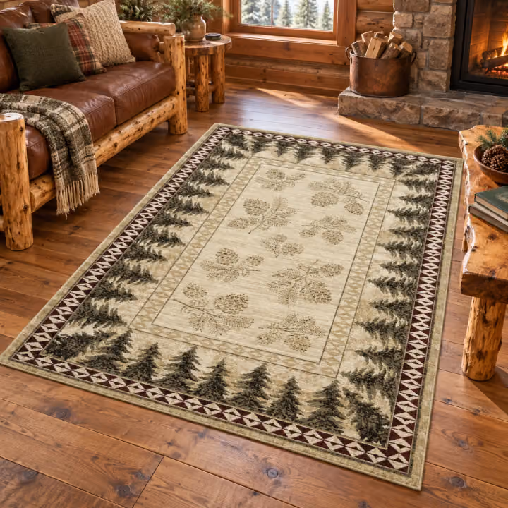 Evergreen Timber Lodge Rug