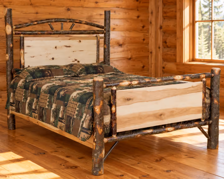 Hemlock Ridge Hickory Panel Bed