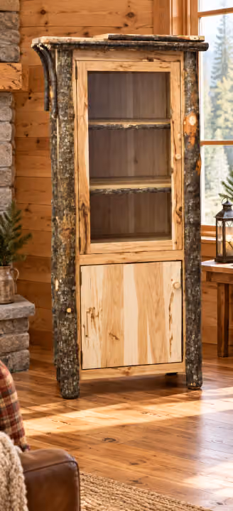 Copper Vale Hickory Left Entertainment Tower