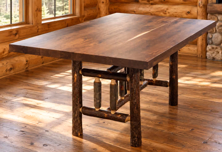 Hearthside Hickory Glen Walnut Dining Table