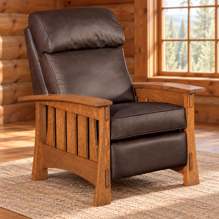 Fern Terrace Inset-Panel Recliner