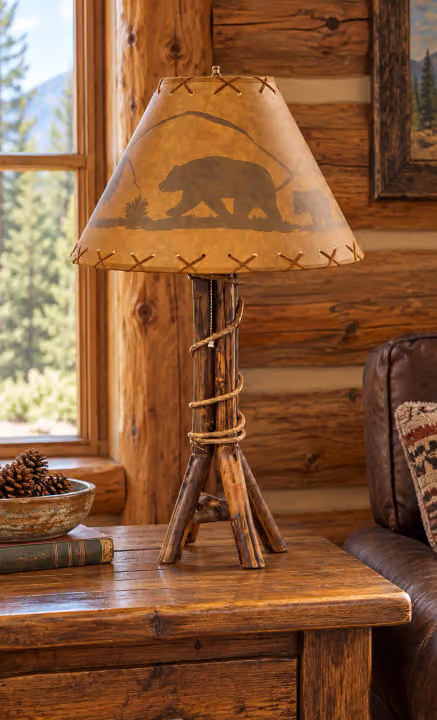 Hearthside Hickory Table Lamp