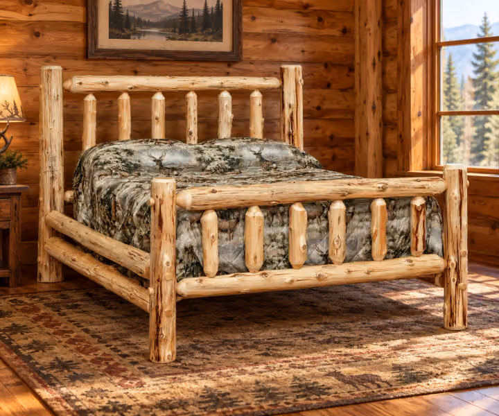 Hearthside Cedar Haven White Cedar High Headboard Bed