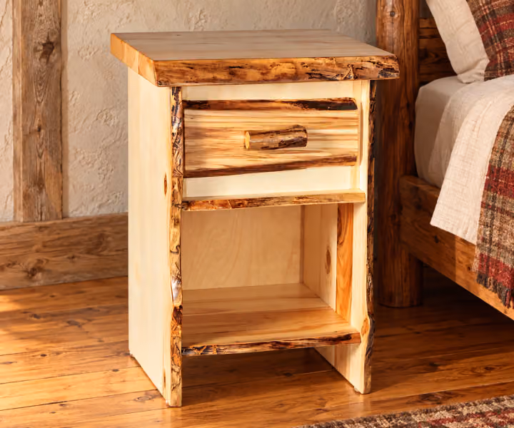 Hearthside Maple Vista 1 Drawer Nightstand