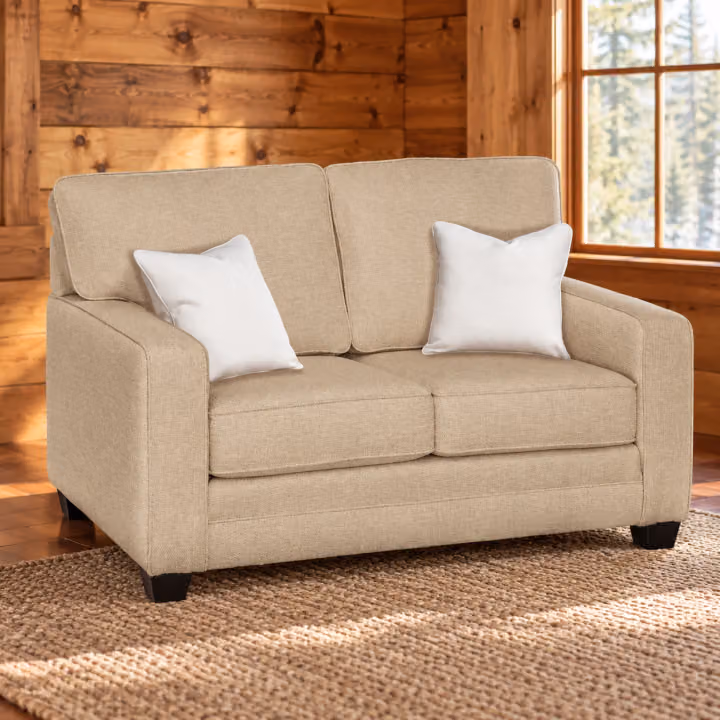 Willow Glen Track-Arm Fabric Loveseat