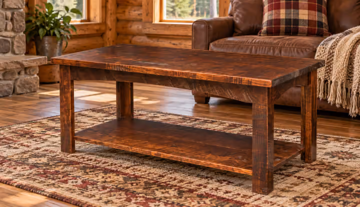 Maple Gap Rough-sawn Maple Coffee Table
