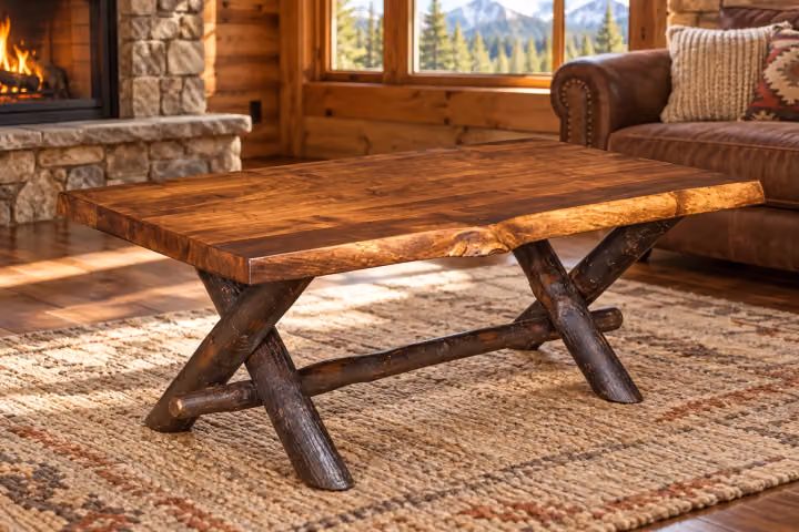 Creekstone Maple Live-Edge Coffee Table