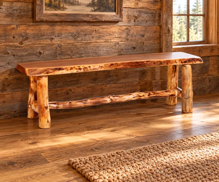 Hearthside Walnut and Aspen Dining Bench