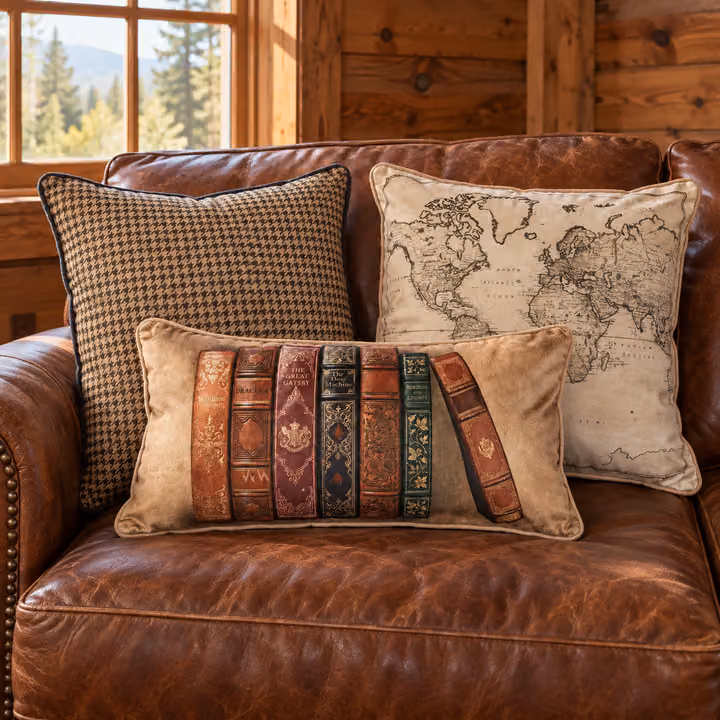 Ranger Houndstooth Decorative Pillow