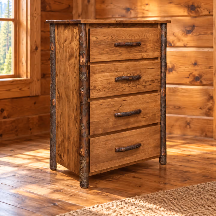 Fox Hollow Hickory 4-Drawer Chest