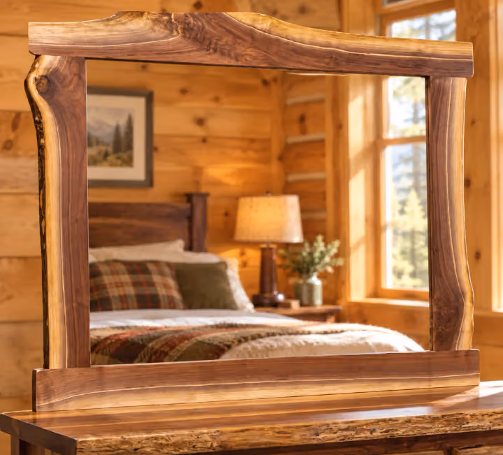 Hearthside Oak Haven Dresser Mirror