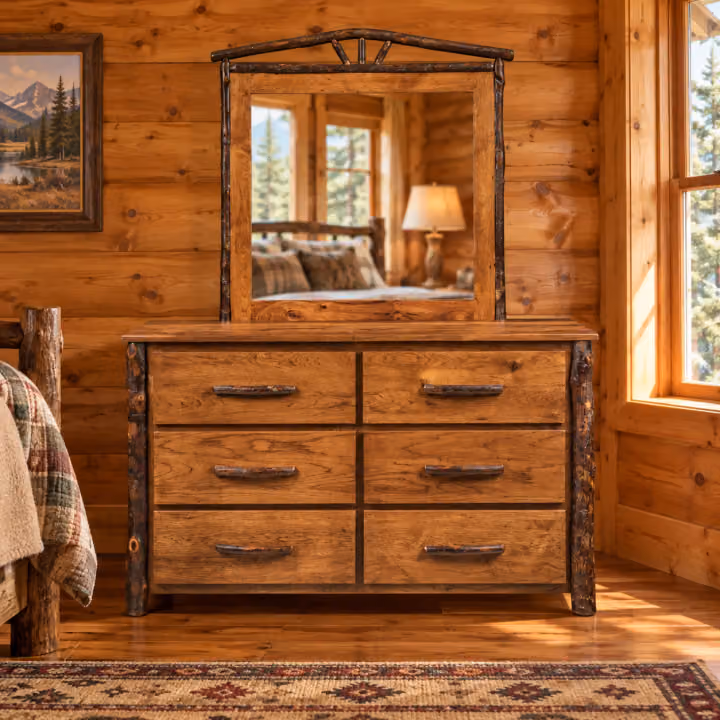 Fox Hollow Hickory 6-Drawer Dresser