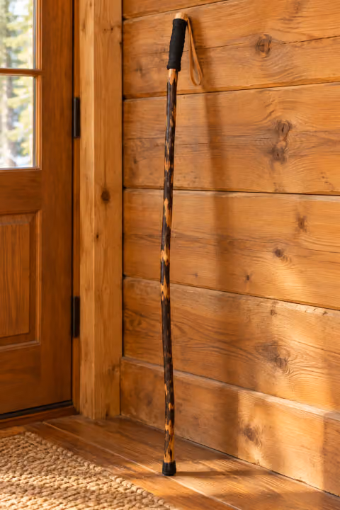 Trail Companion Hickory Hiking Stick