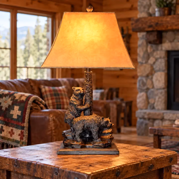 Bear Hollow Table Lamp
