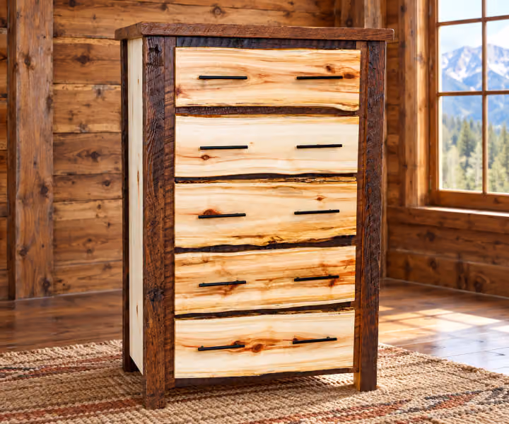 Hearthside Barnwood Crossing 5 Drawer Chest