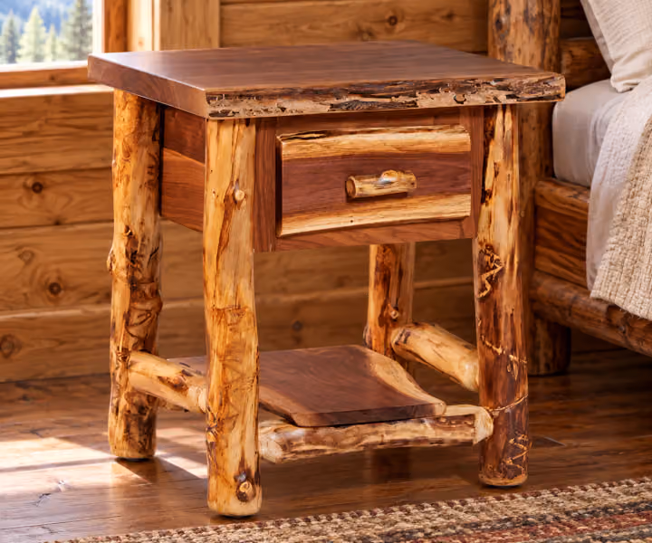Hearthside Alder Peak 1 Drawer Nightstand