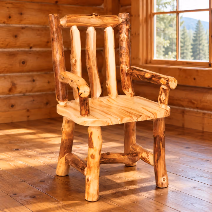 Timber Hollow Aspen Spindle Dining Armchair