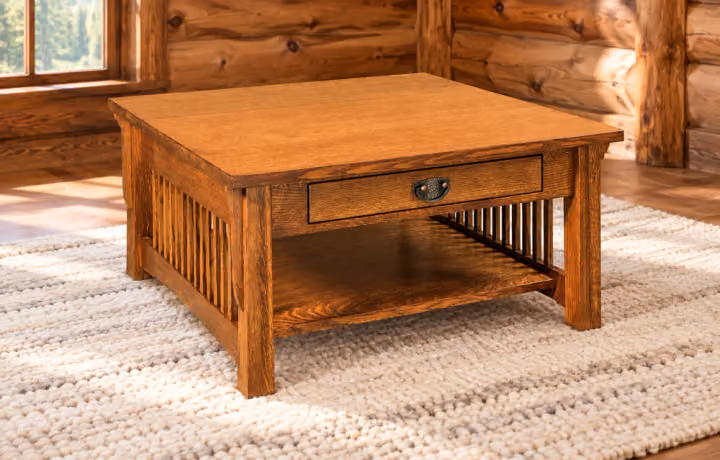 Cedar Crossing 36-Inch Panel Coffee Table