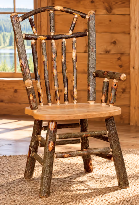 Hemlock Ridge Hickory Trailside Arm Chair
