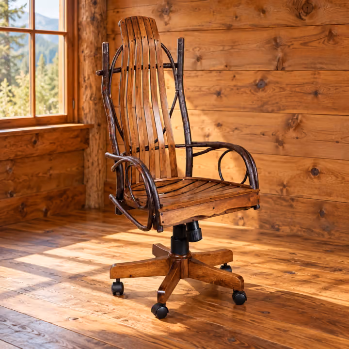 Fox Hollow Hickory Desk Chair