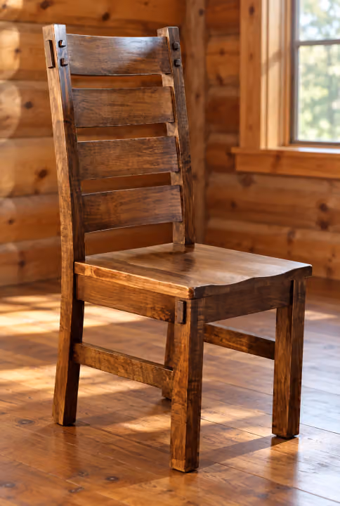 Red Cliff Rough-sawn Maple Dining Chair