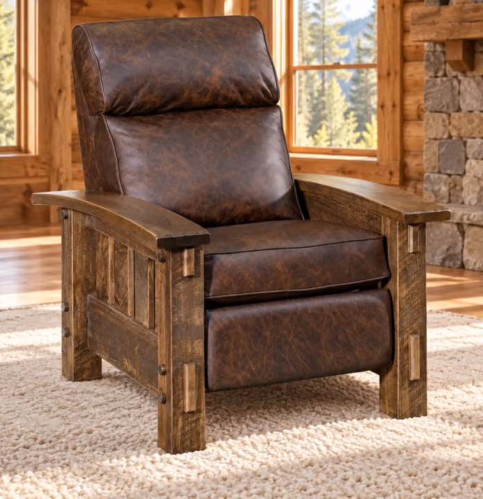 Ridge Haven Inset-Panel Recliner