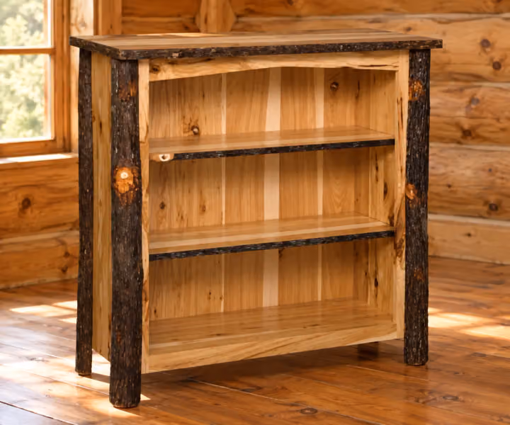 Coyote Ridge Hickory Open Bookcase