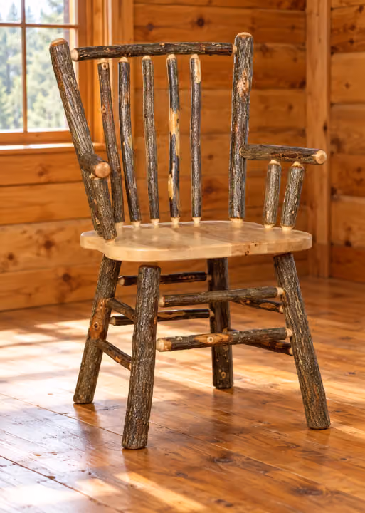 Hemlock Ridge Hickory Spindle-Back Dining Chair