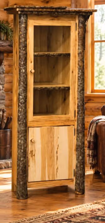 Copper Vale Hickory Right Entertainment Tower