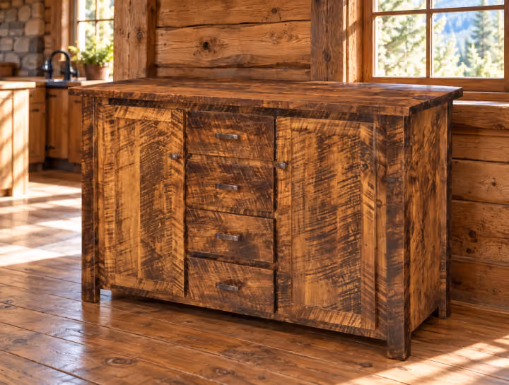 Maple Gap Rough-sawn Maple Sideboard