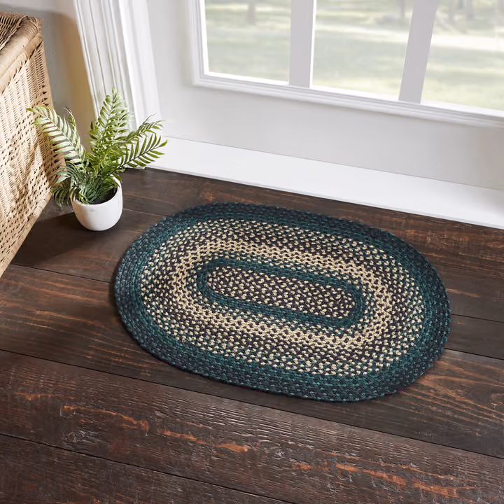 Pine Grove Braided Jute Rugs and Runners