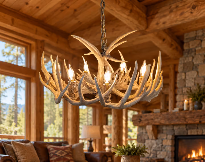 Wildwood Crest Antler Deer Antler Chandelier