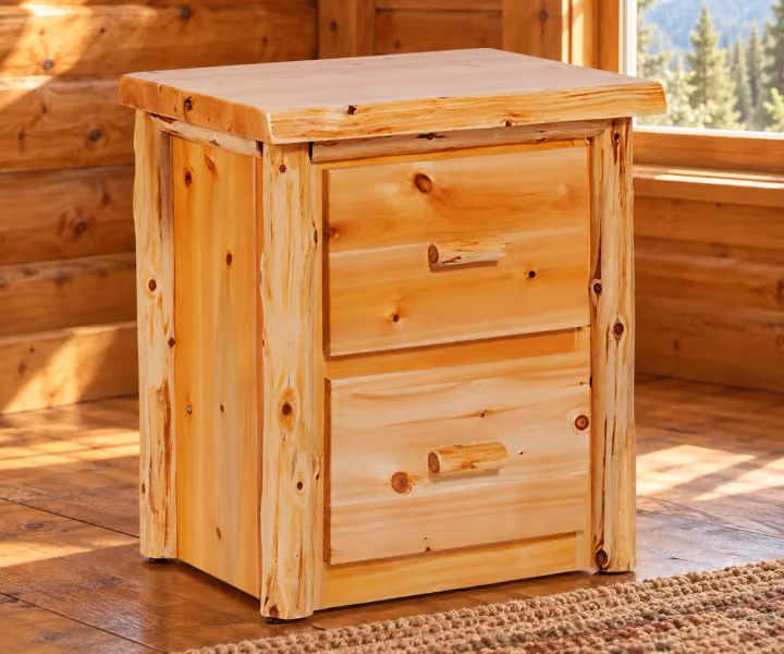 Hearthside Cedar Haven 2 Drawer Nightstand