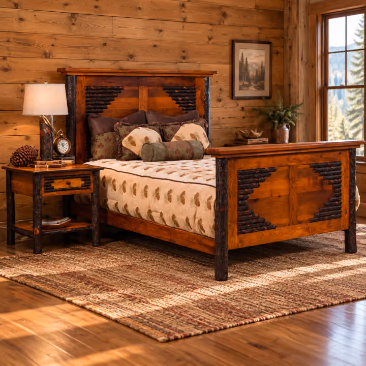 Fox Hollow Hickory Branch-Panel Bed