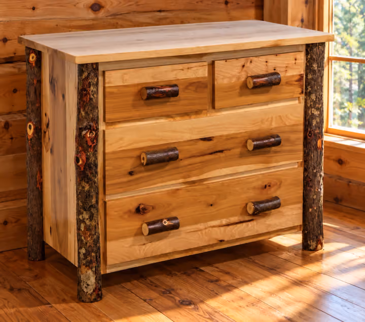 Hearthside Hickory Glen 4 Drawer Dresser