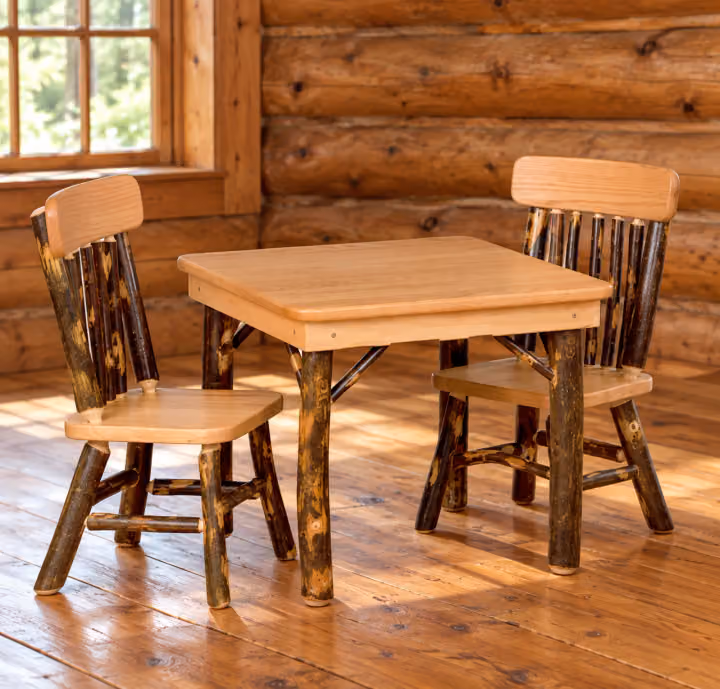 Hemlock Ridge Hickory Children’s Table and Chair Set