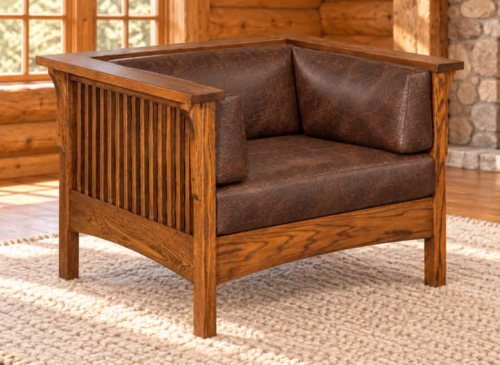 Cedar Crossing Slat Chair