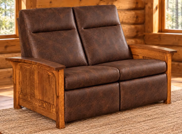 Summit Hollow Panel Wall-Hugger Loveseat Recliner