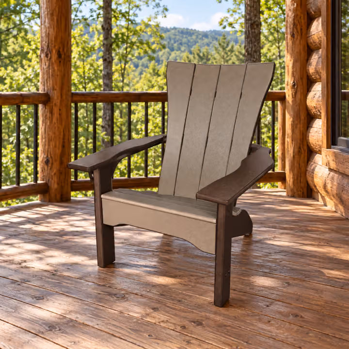 Ridgecrest Adirondack — Outdoor Poly in an outdoor setting