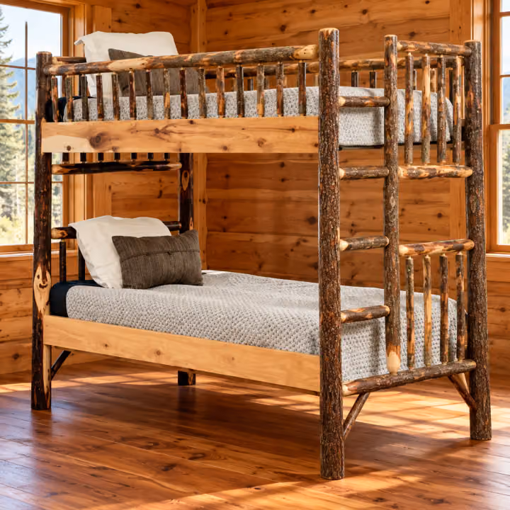 Hemlock Ridge Hickory Bunk Bed