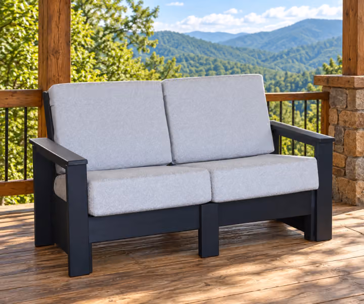 Willow Bay Poly Boardwalk Loveseat