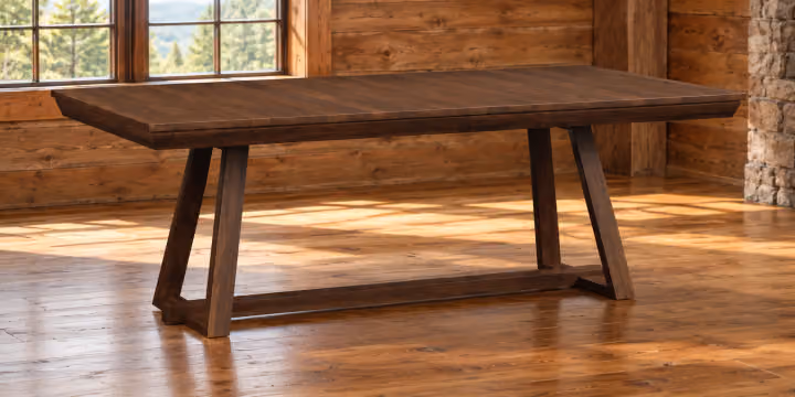 Canyon Brook Trestle Dining Table