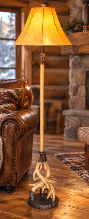 Woodland Antler Floor Lamp